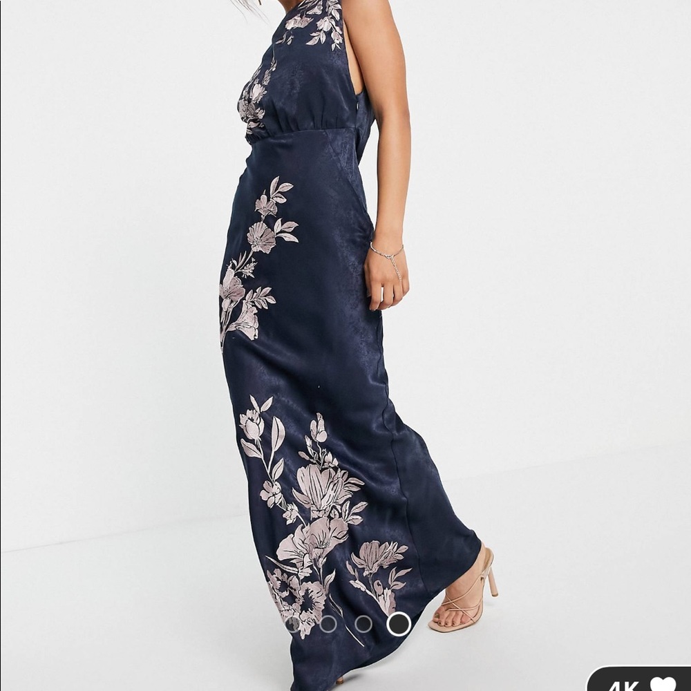 Long backless dress